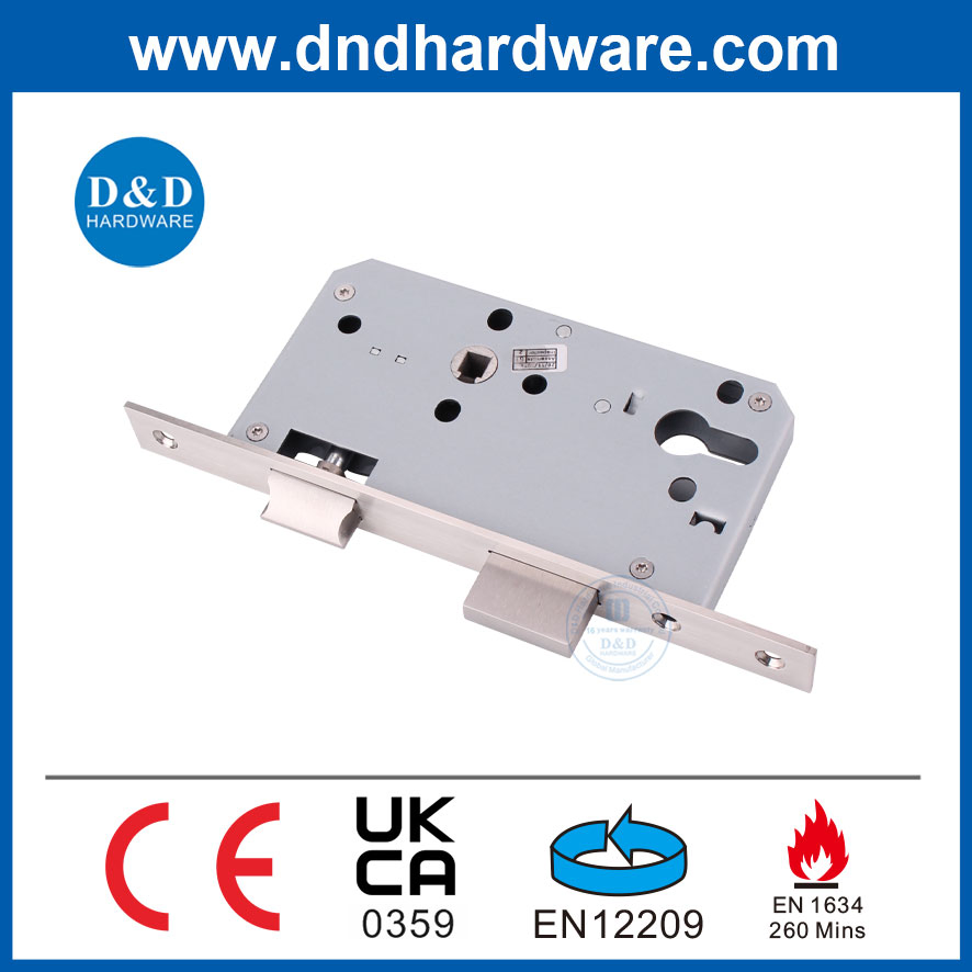 SUS304 CE Door Lock Hardware Fire Rated Sash Locks Hotel Door Lock