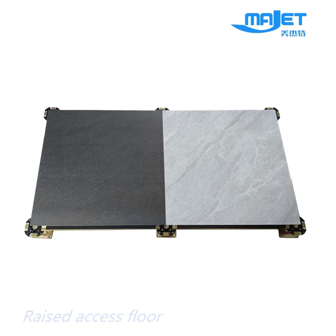 Gray Ceramic Finish Wood Core Raised Floor Non-Slip Datacenter