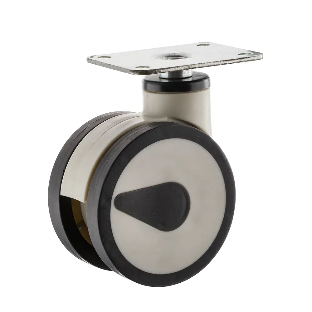 All Plastic Twin Wheel Medical Casters