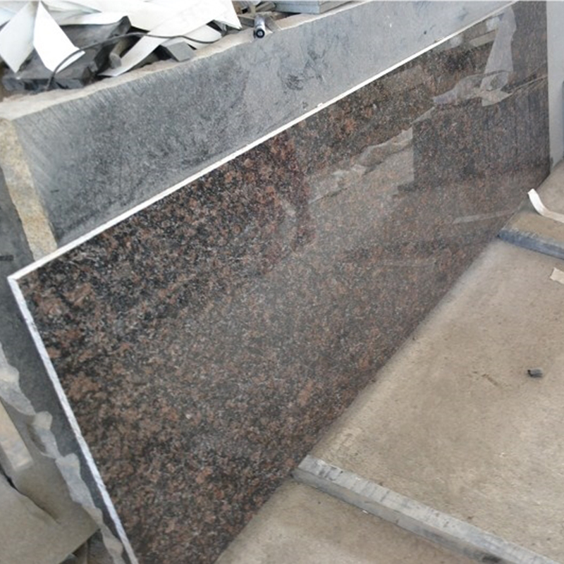 Elegant Tan Brown Granite Vanity Top for Luxurious Bathroom Designs