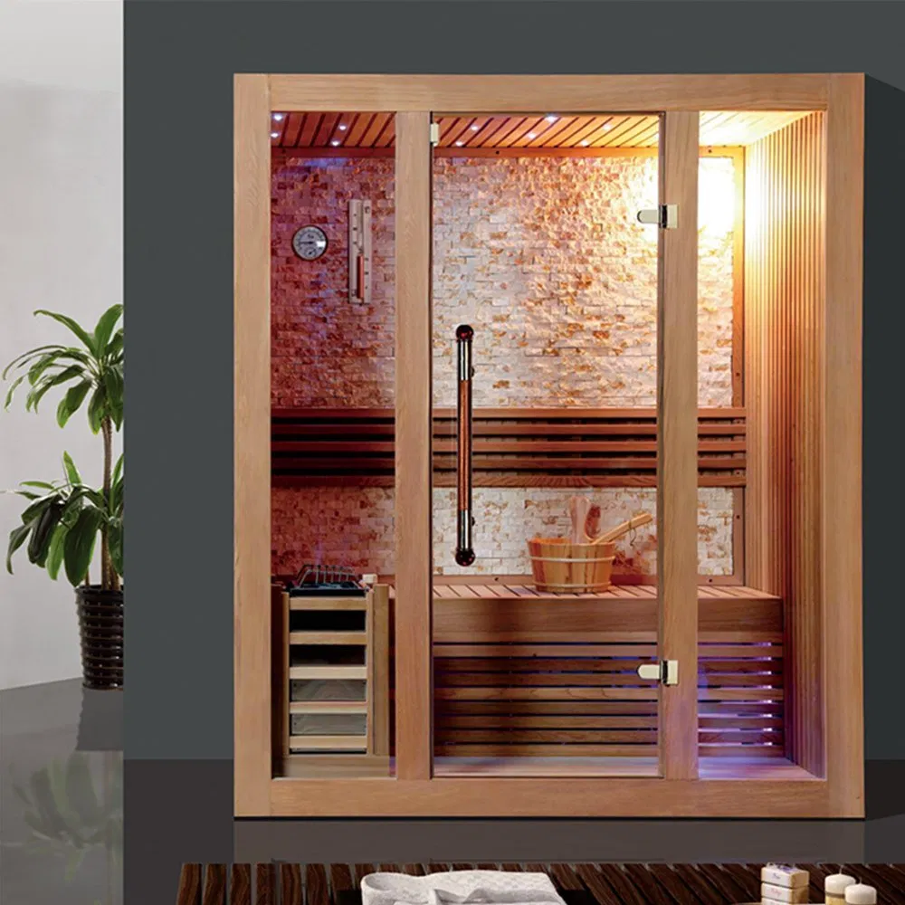 Сауна для двоих из массива айуса с сухим паром