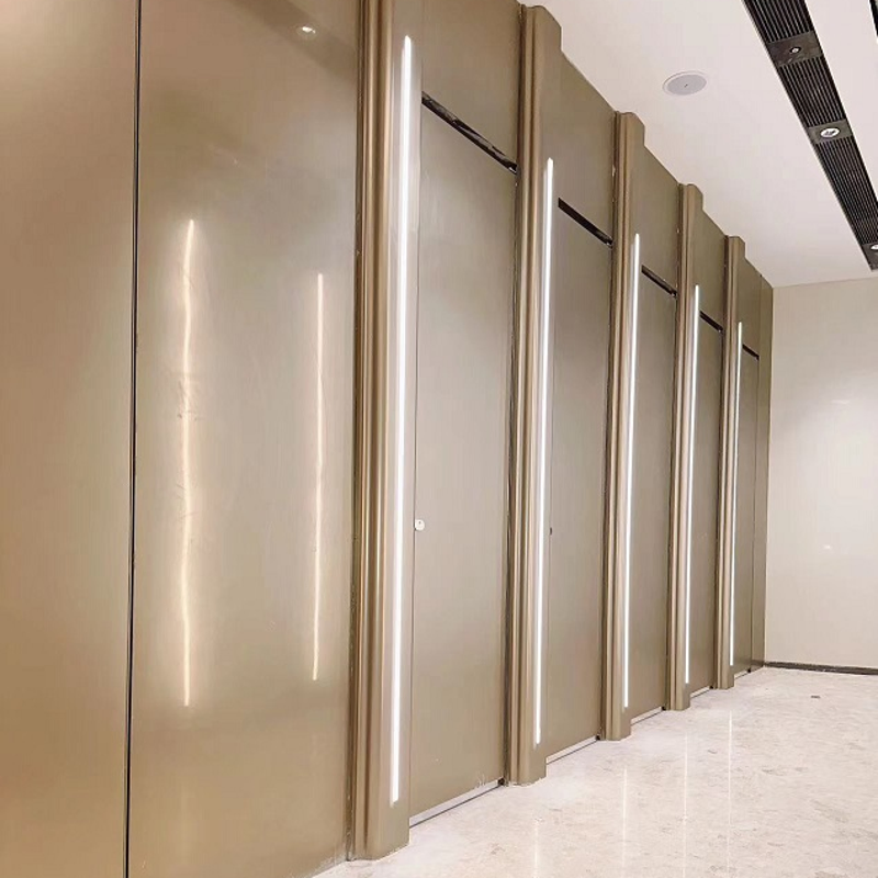 Commercial Dressing Room Compact HPL Metal Partition