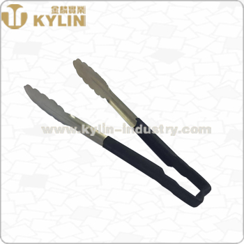 Lotus Shape Stainless Steel Kitchen Bread Tong Food Sugar Tong with Handle