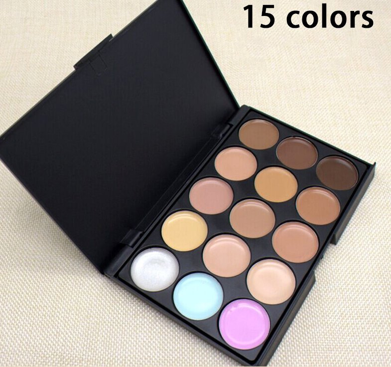 15 Colors Graduated Layers Powder Concealer Waterproof Skin-Friendly Makeup Natural Wholesale Concealer Conmpact