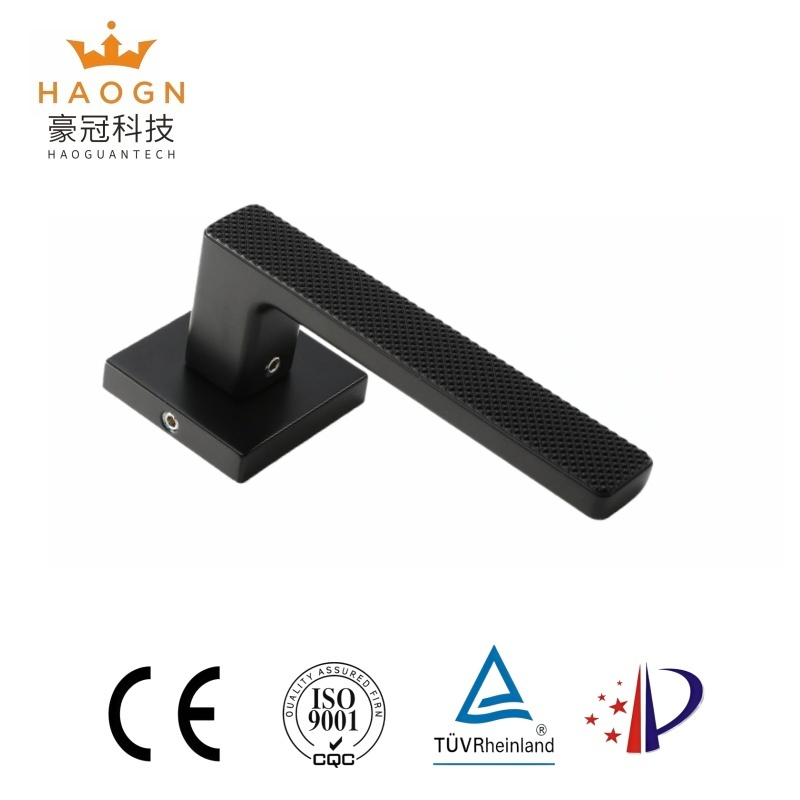 Gold/Sliver Painting Furniture Door Hardware Lock Aluminium Alloy Passage Door Handle Accessories