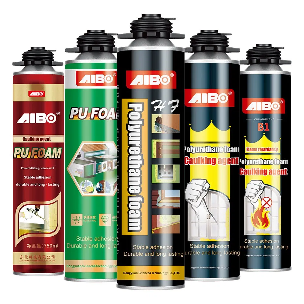 Strong Adhesion 750ml New Quick Drying Eco Friendly PU Foam for Window