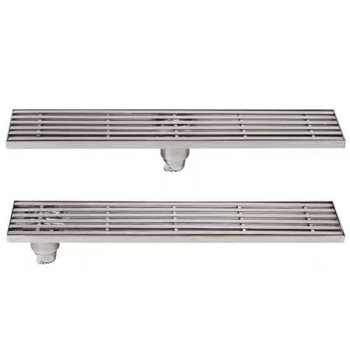 Трап для ванной премиум, сатинированная нержавеющая сталь