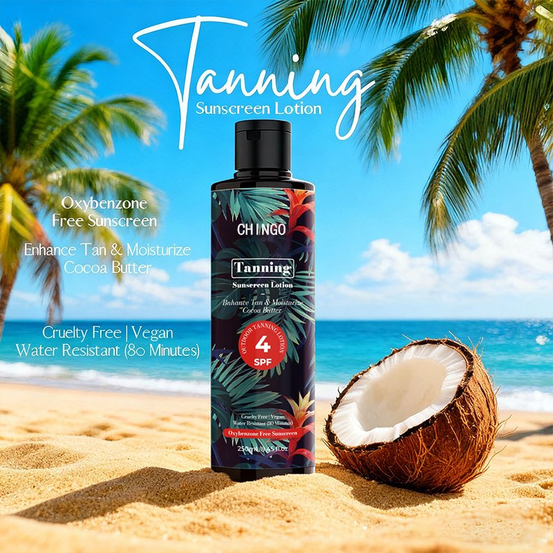 Organic Nourishing Summer Sunless Dark Self Tanner Brown Self Tanning Lotion Moisturizer
