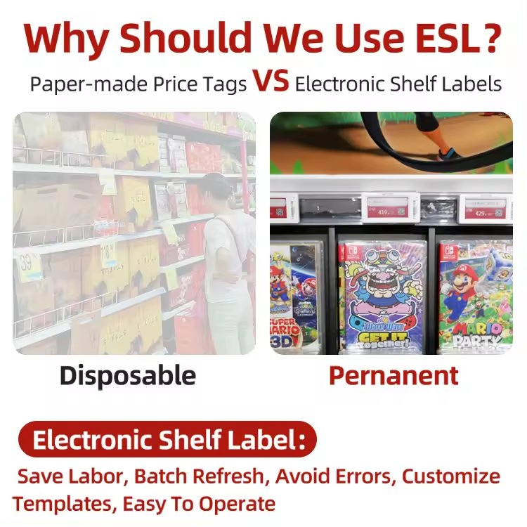 Wireless WiFi Electronic Ink Screen 3.52-Inch Smart Electronic Price Tag ESL Tag