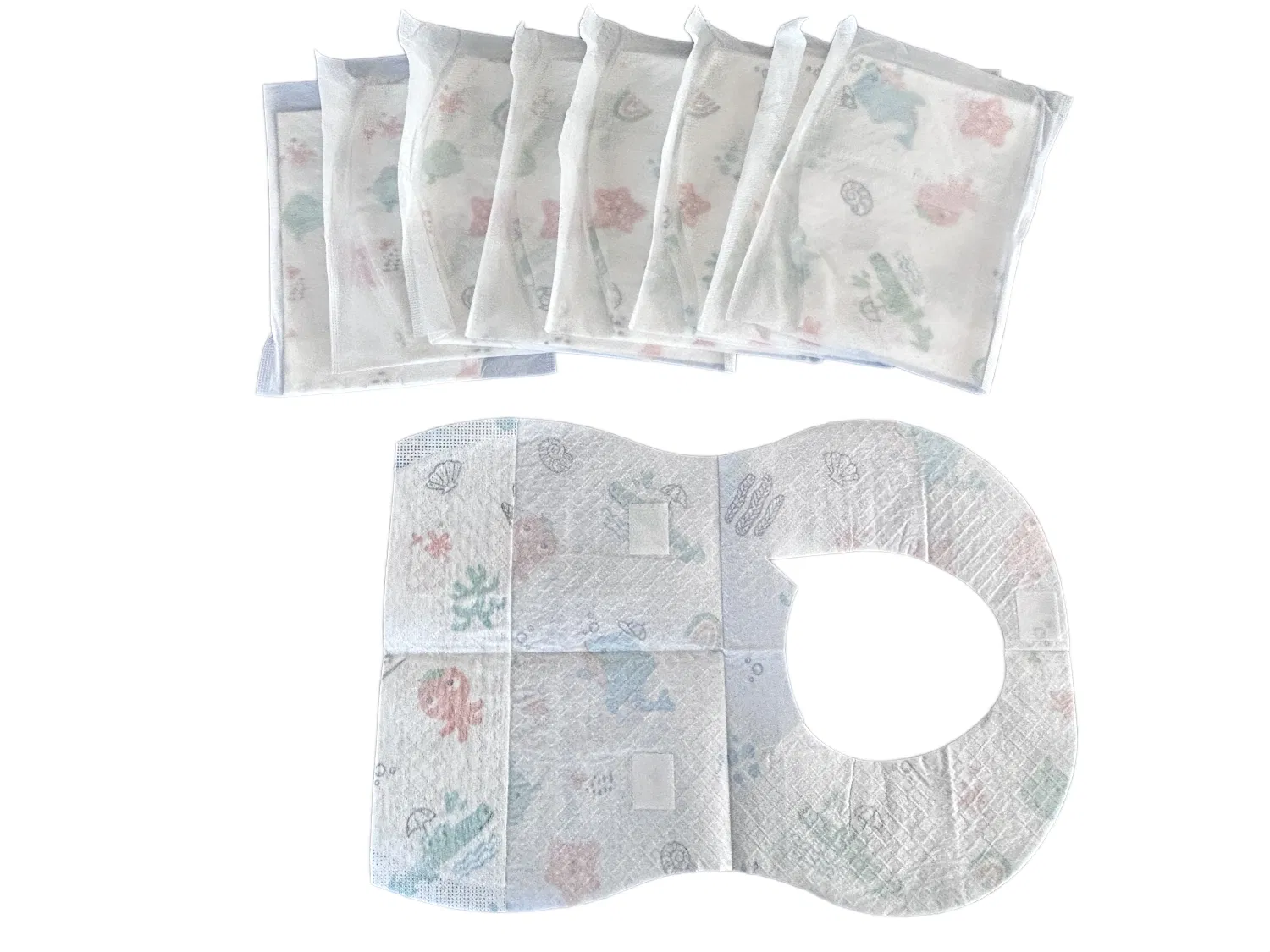 Custom Printed Disposable Non-Woven Bibs for Eco-Friendly Kids
