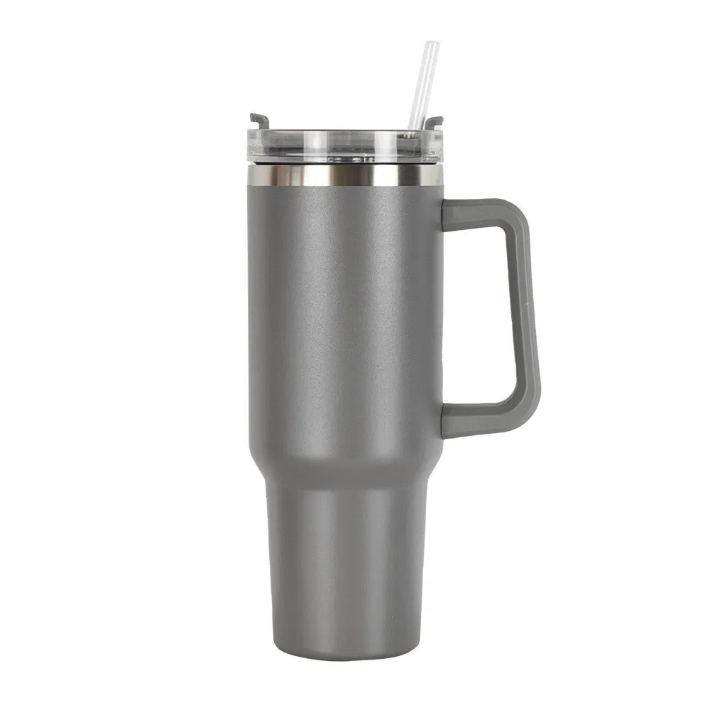 Hot Sales 40oz Coffee Mugs with Handle and Straw Lid