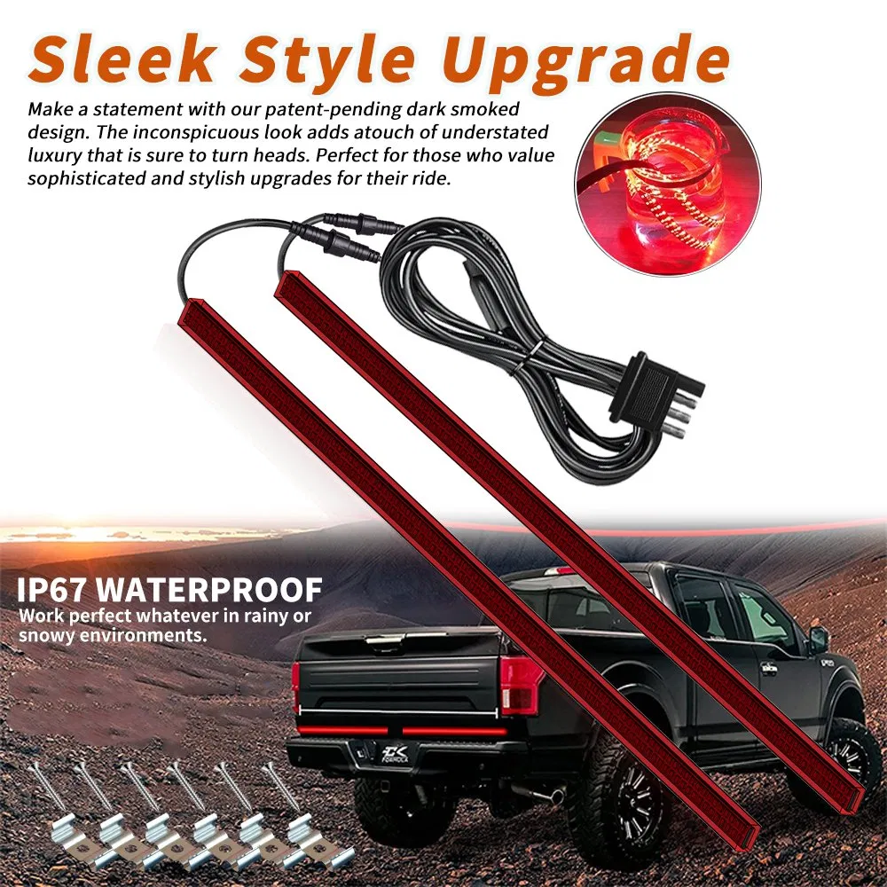 Challenger Red & Yellow LED Tail Light for Trucks and Trailers 12V/24V