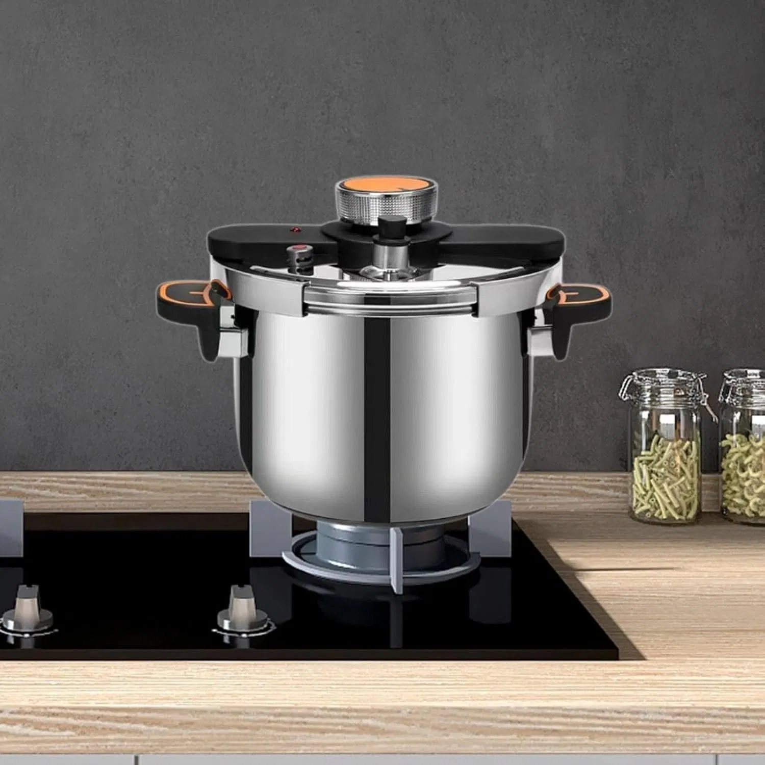 Factory OEM High Quality Stainless Steel Explosion-Proof Large Capacity Pressure Cooker