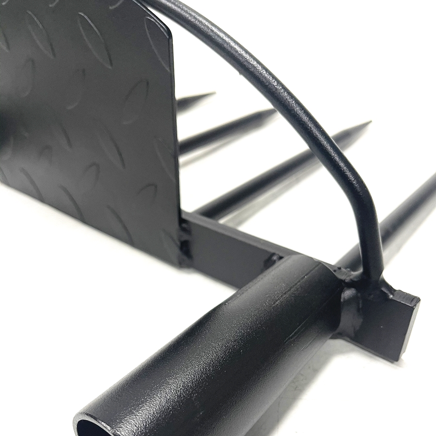 Garden Heavy Duty Rake Replacement Metal Steel Rake Head Only Without Handle-Powder Coated Black