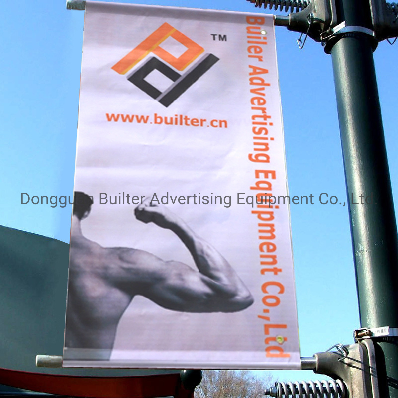 Metal Light Pole Banner Clamp Advertising Poster Holder