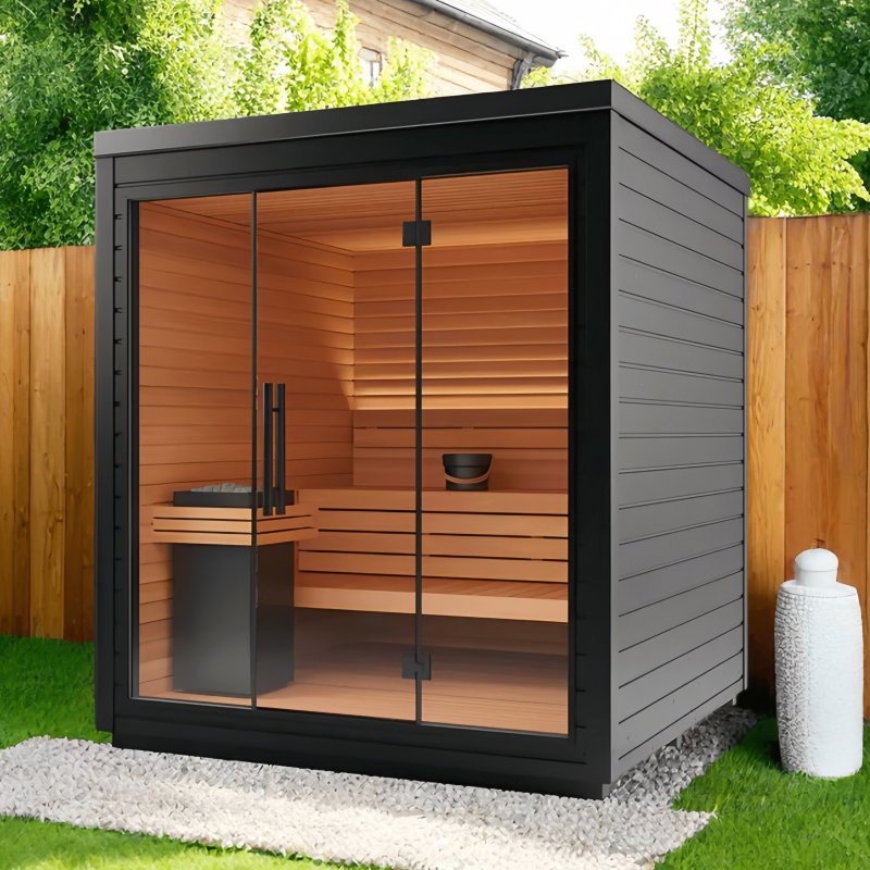 Семейная сауна для сада: традиционная парная на дровах