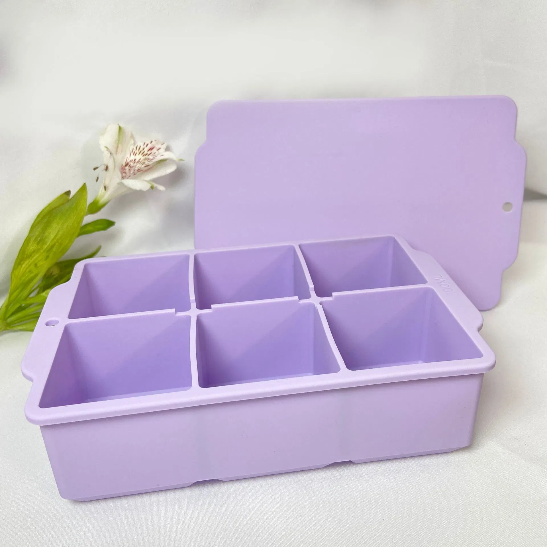 Силиконовая форма для льда с фруктами и йогуртом