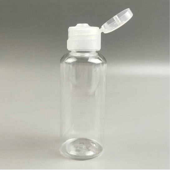 China Manufacturers Design Refillable 50ml/100ml Empty Plastic Pet Cosmetic Hand Sanitizer 100ml Bottles