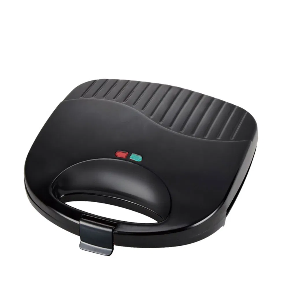 Versatile 2-Slice Non-Stick Electric Sandwich & Waffle Maker with Cool-Touch Handle Easy-Clean Household Breakfast Grill