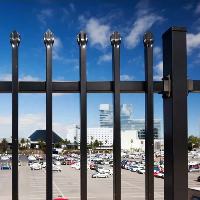 Metal Picket Fence / Steel Picket Fence / Wrought Iron Fence / Decorative Fence / Garden Fence for Residential Yard