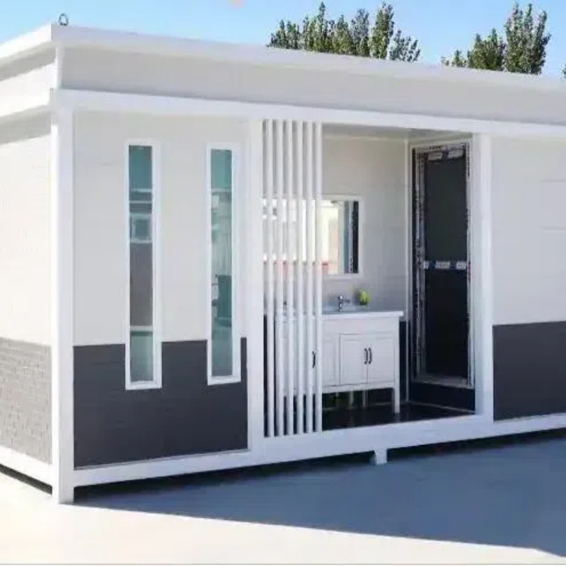 Outdoor Temporary Prefab Portable Bathroom Unit Tiny Home Mobile Shower Room Movable Toilet
