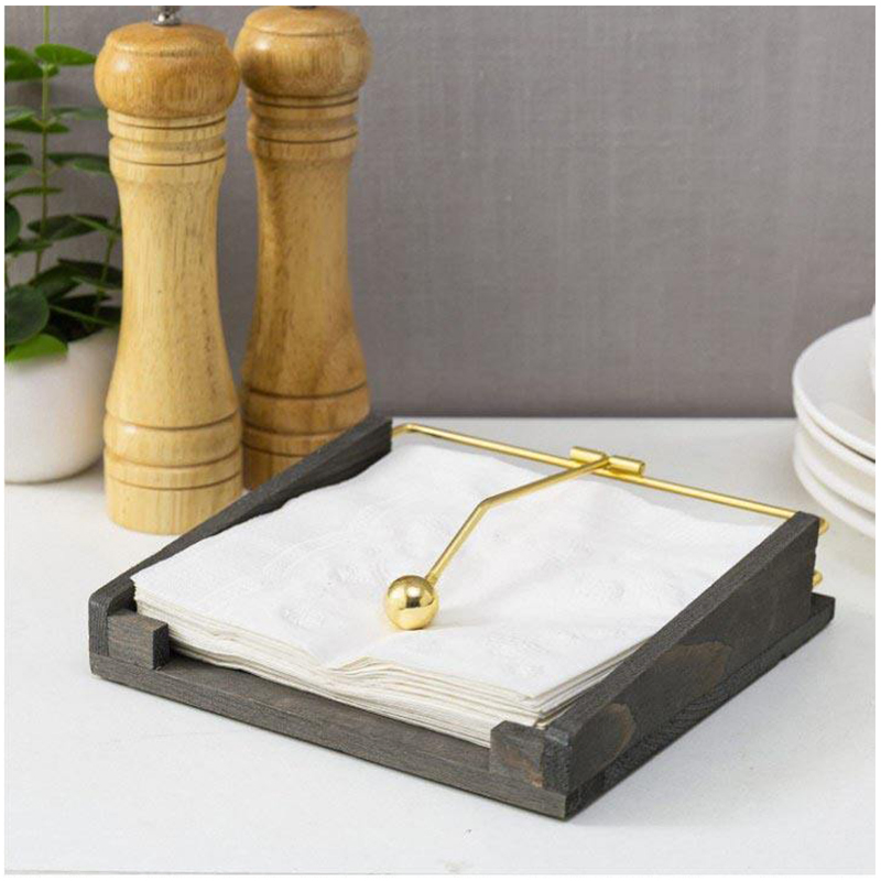 Holder Wooden Napkin Holder Paper Tissue Box Wooden Tissue Holder
