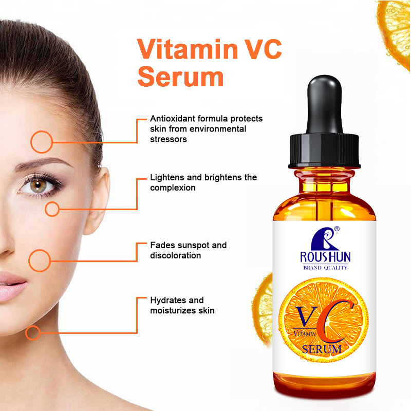 Vitamin C Serum Skin Care Face Moisturizer Anti-Wrinkle Roushun