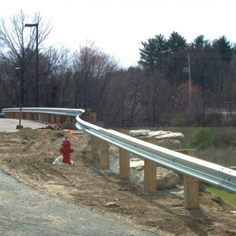 Galvanized Steel W-Beam Farm Guardrail