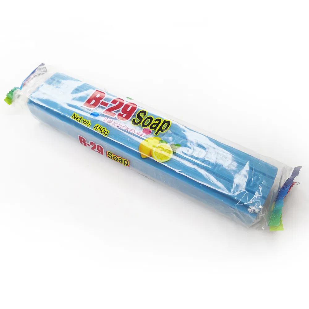 Long Strip 450grams B29 Bath & Laundry Soap Multifunctional Soap Multipurpose Washing Bar Soap Lemon Fragrance