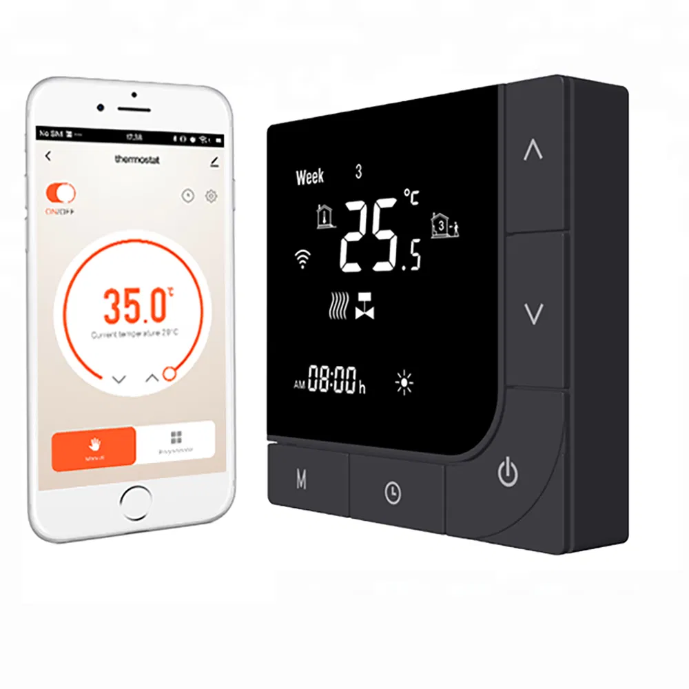 Tuya WiFi Smart Room Programmable Wireless Thermostat for Water Heating System with CE ISO
