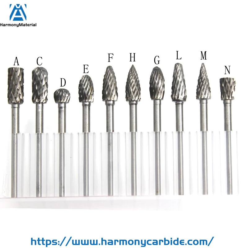 Набор твердосплавных фрез для гравировки и зачистки, 3/32 дюйма