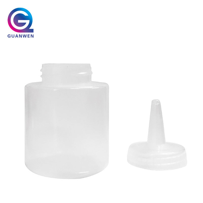 4oz Chef's Squeeze Bottles Sauce Plastic Squeeze Condiment Bottles Plastic Sauce Bottle Squeeze