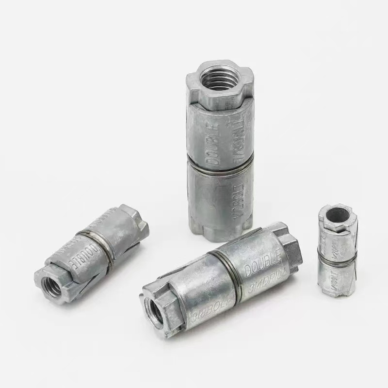 Zinc Alloy Double Expansion Gecko Anchor Bolt Fastener Expansion Screw