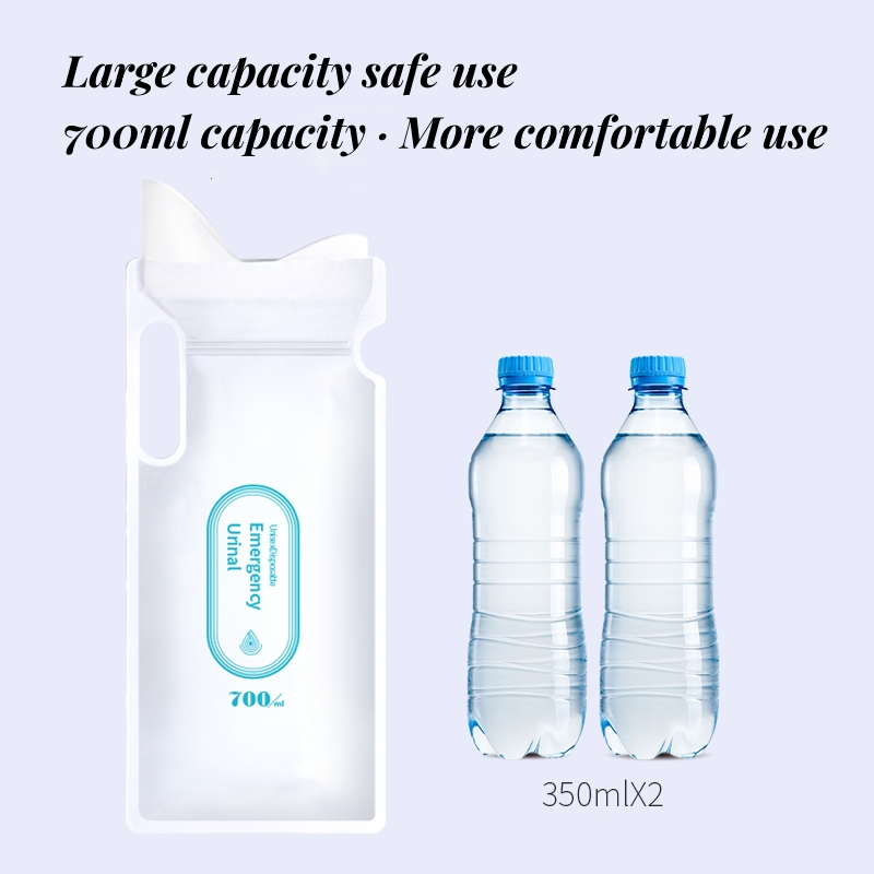 Convenient 700ml Unisex Disposable Emergency Urinal