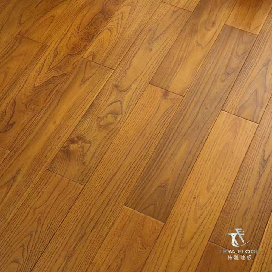 New Chinese Style Diamond Teak Solid Wood Floor