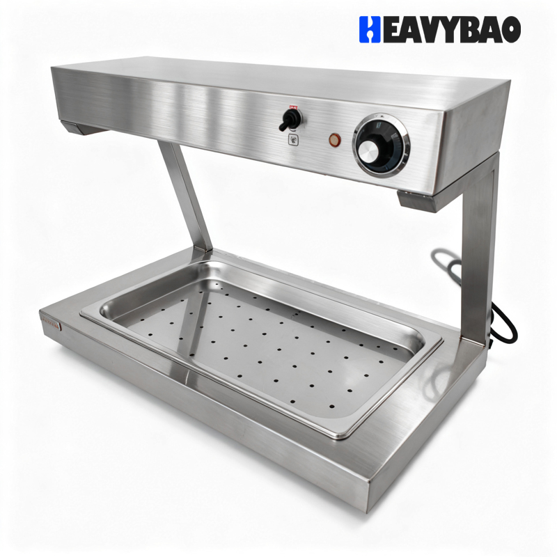 Heavybao Commercial Stainless Steel Electric Chips Snack Food Warmer for Restaurant