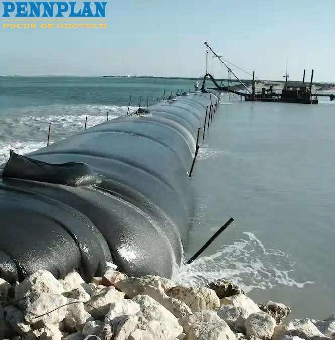 Outstanding Permeability Tube System Dewatering Bag for Dune, Tank, Riverbank and Channel Protection