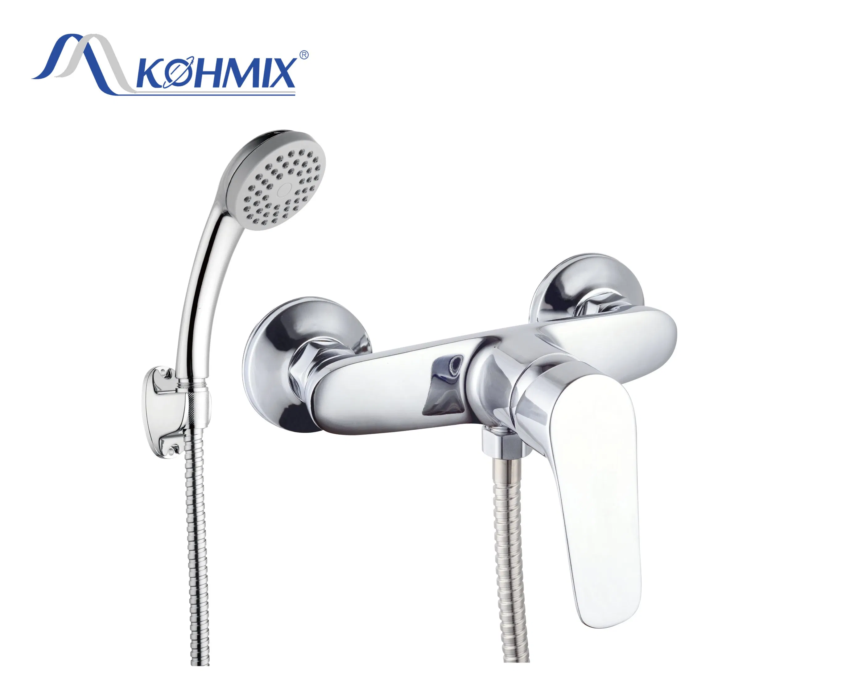 Душевой смеситель с тропическим душем KM1927, хром