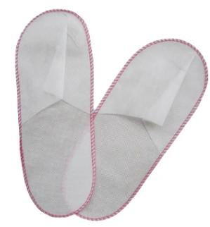 Cheaper Disposable Polyester Terry Towel EVA Sole Hotel Slippers