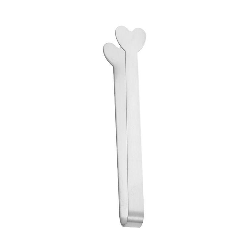 Custom Logo Mini Small Kitchen Accessories 304 Stainless Steel Sugar Ice Cube Clip and Ice Tong