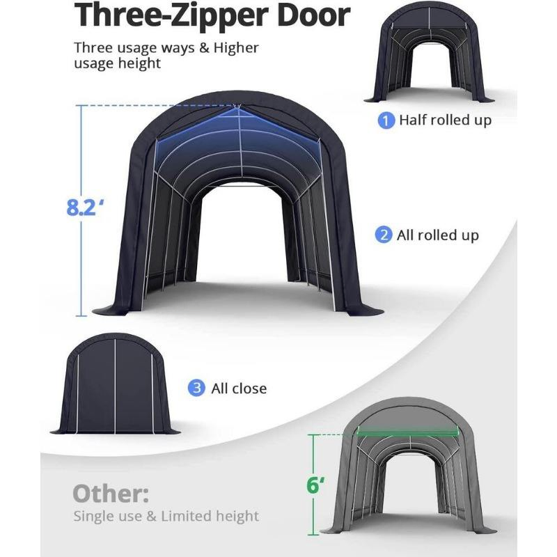 New-Style Multi-Function Removable Heavy Duty Weather-Resistant Car Shade Carport Canopy