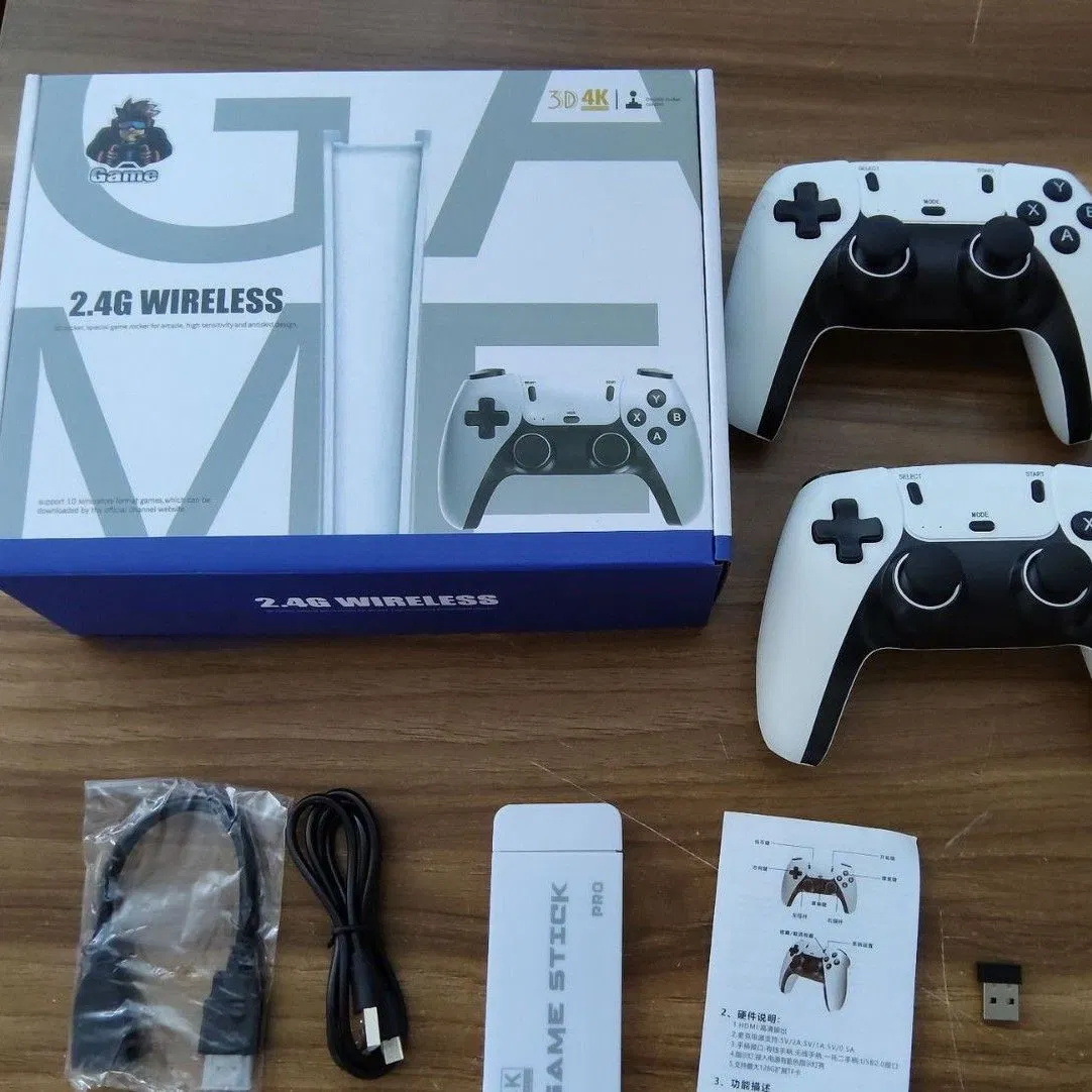 Игровая консоль M15 с беспроводным геймпадом и 4K