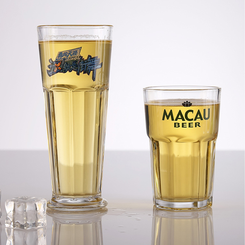Beer Drinking Bar Glass Mugs with Handle