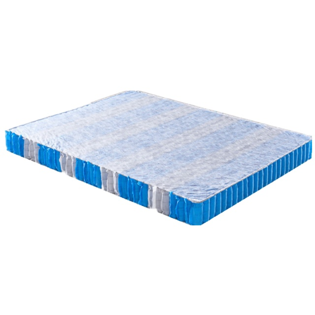Five Zone with White & Blue Color Non-Woven Pocket Spring for Luxury Mattress