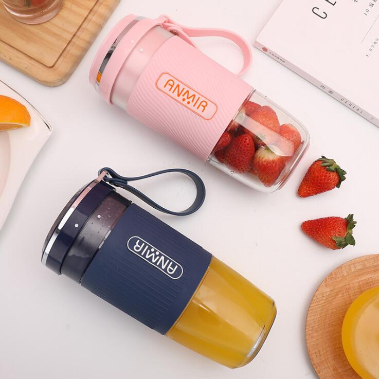 2021 New Juice Cup Rechargeable Portable Juicer Mini Portable Blender Mini Home Low Noise Baby Food USB Fruit Juicer