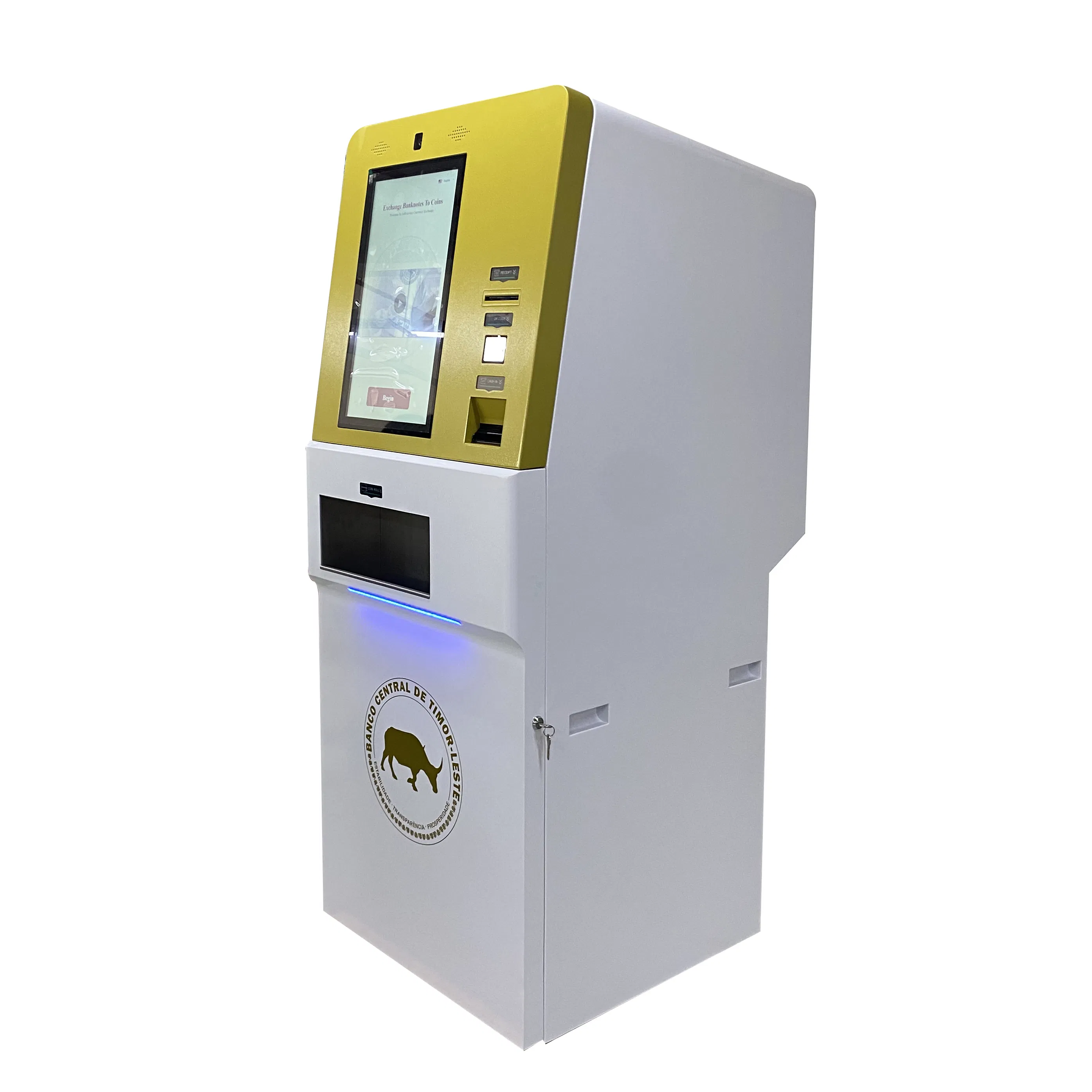 Smart Teller Machine Self Service Cash Accecptor and Deposit Banking Services Counter ATM Kiosk