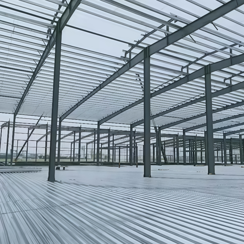 Industrial Metal Frame Storage Shed Building Prefab Steel Structure Warehouse