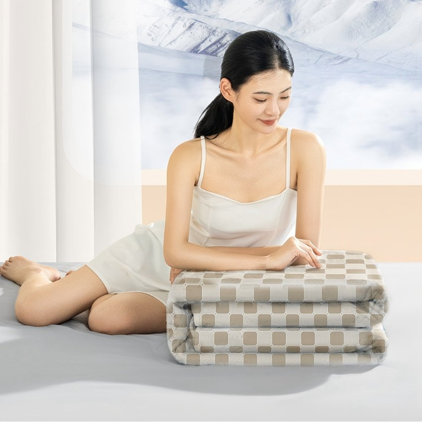 Factory Price Mattress Heater Wholesale Electric Blanket Anti-Static Luxury Heated Throw Electric Heating Blanket for Winter