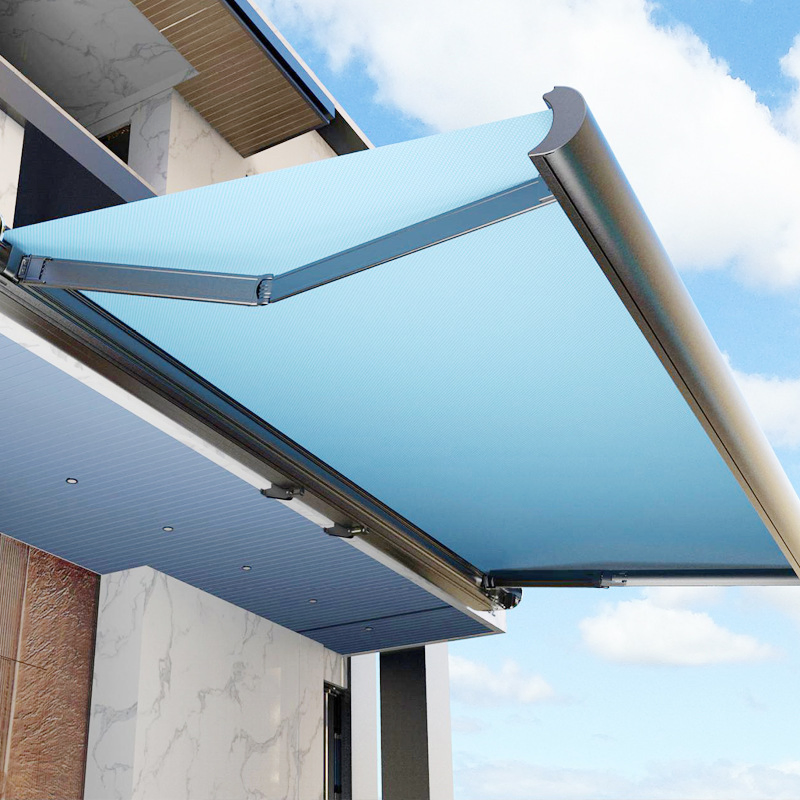 Functional Shade Sails and Cassette Awning for Various Outdoor Applications