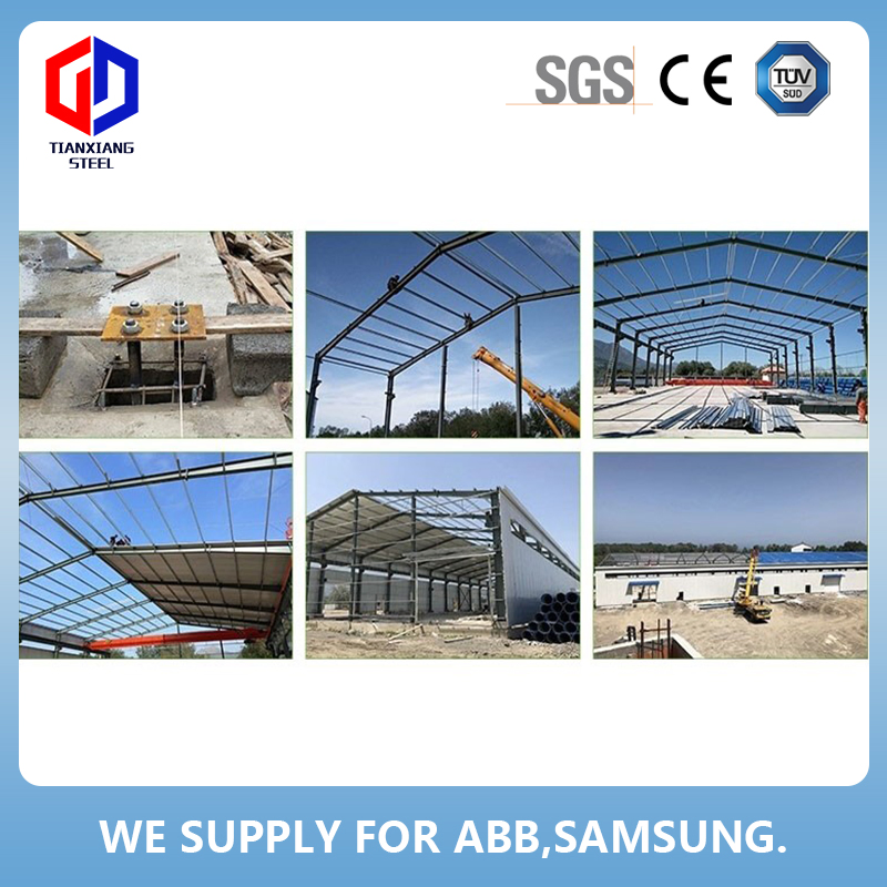 Steel Structure Warehouse Workshop Bridge Dairy Cow Farm Structures Prefab Warehouse